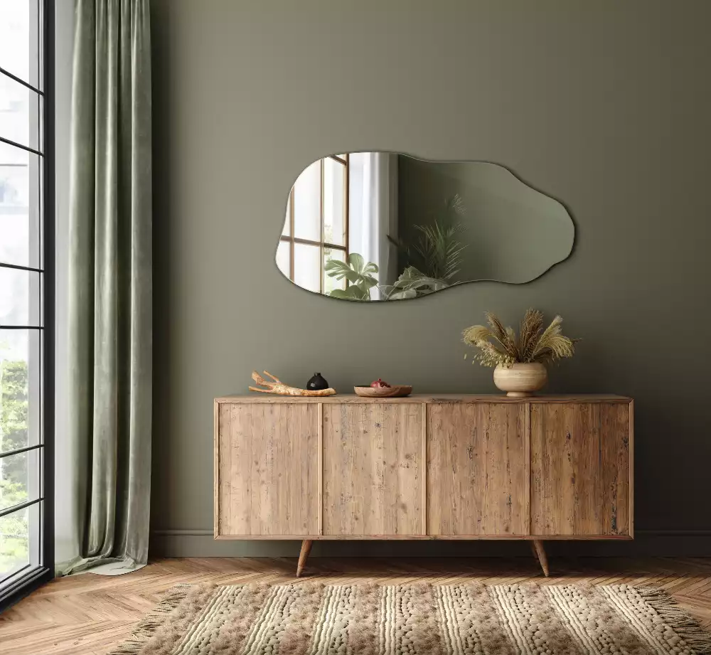 Organische spiegel hangende vlek