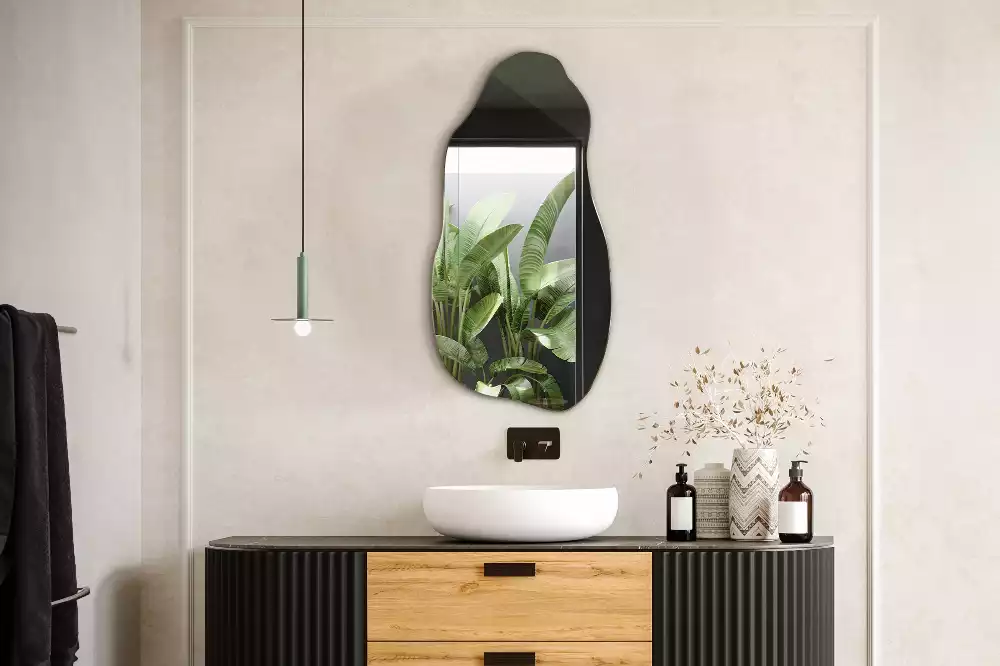 Organische spiegel hangende vlek