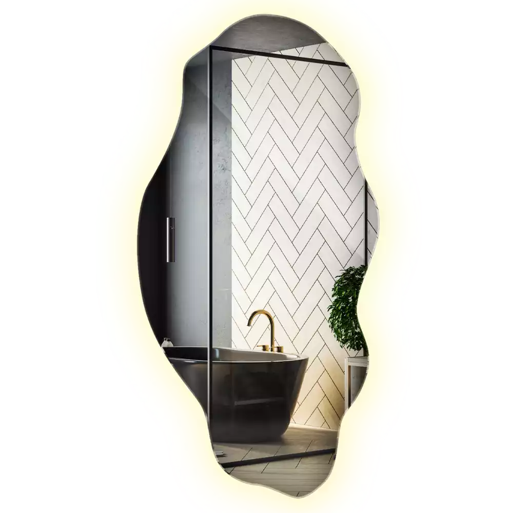 Asymmetrische spiegel LED-verlichte spot