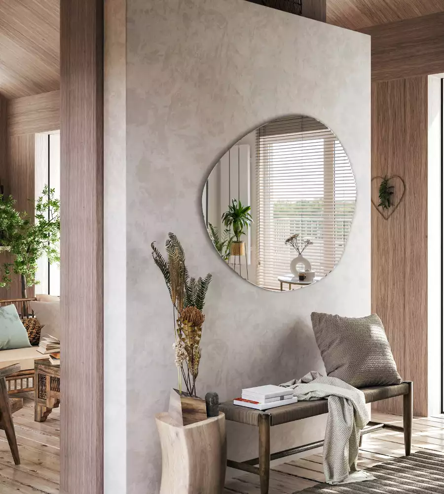 Spiegel onregelmatig decoratief