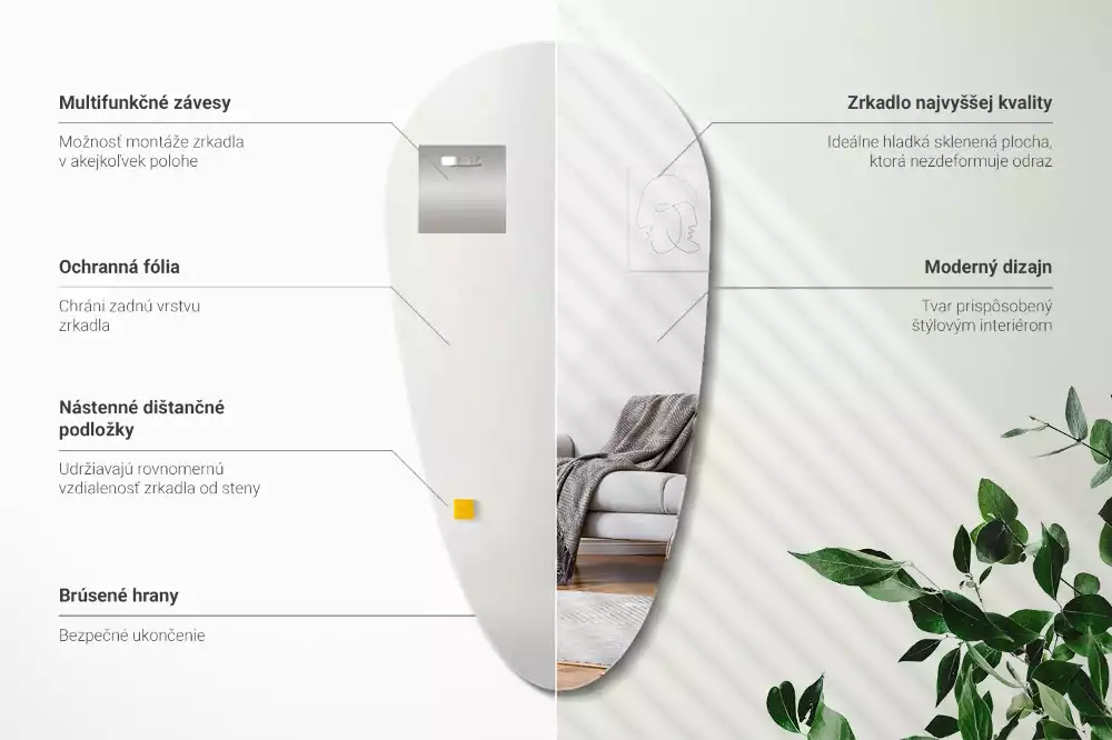 Druppel spiegel asymmetrische