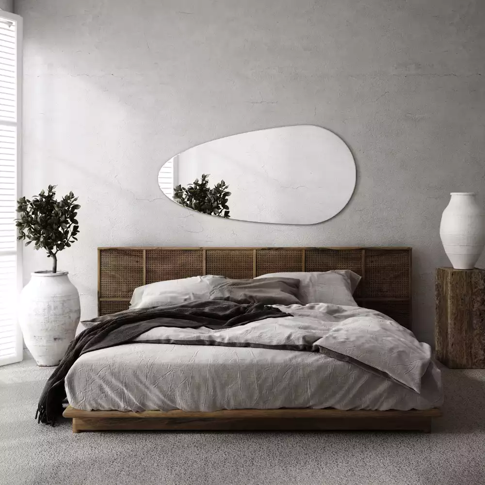 Druppel spiegel asymmetrische