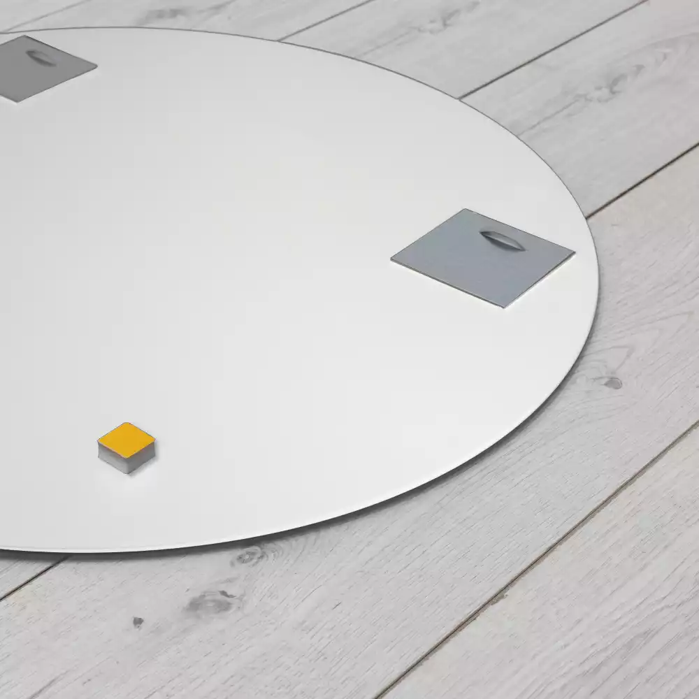 Spiegel witte rand hangend