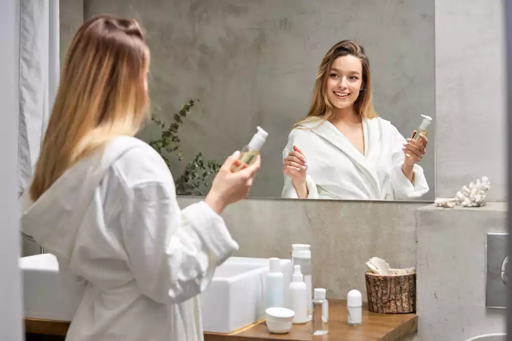 Rechthoekige spiegel zonder lijst frameloze moderne