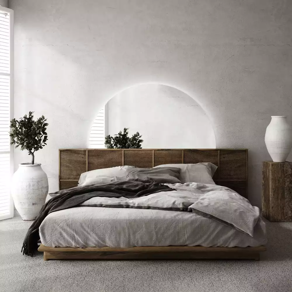 Halfronde spiegel met verlichting stijlvolle accessoire