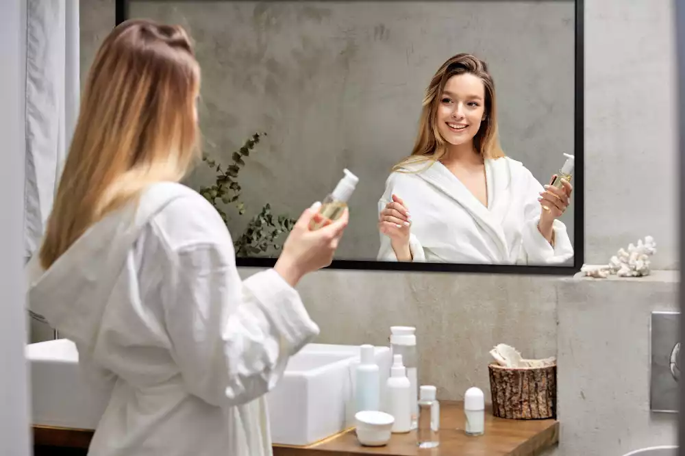 Zwarte spiegel rechthoek decoratief