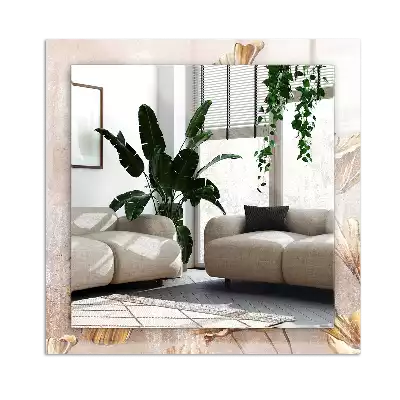 Rechthoekige spiegel met decoratie Vintage bloemen