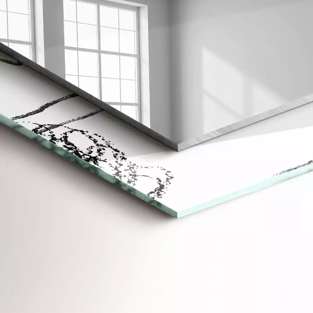 Rechthoekige spiegel met decoratie Abstracte moderne patronen