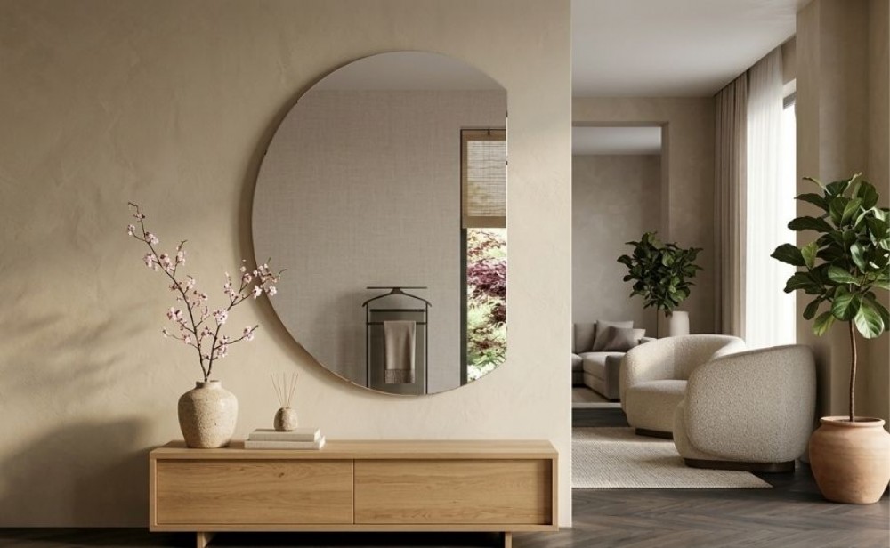 spiegel boven de ladekast